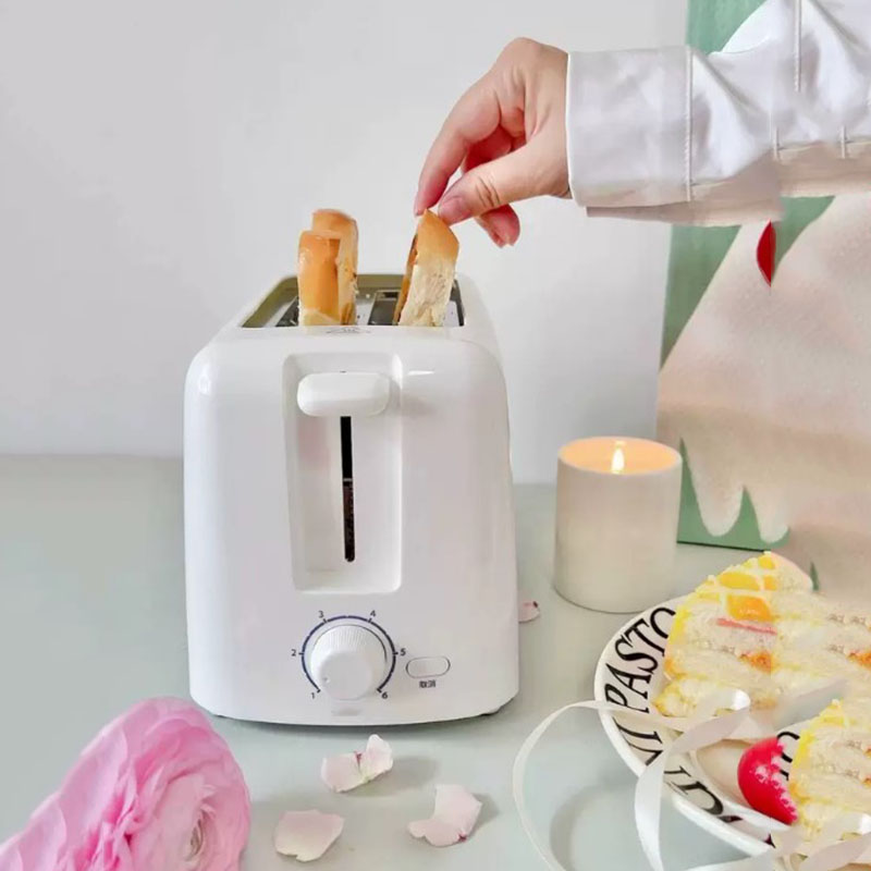 Toaster - 220V Paslanmaz Çelik Elektrikli Tost Makinesi,