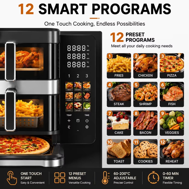 Elektrikli Hava Fritözü, Pizza - Air Fryer incelemesi ve fiyatı