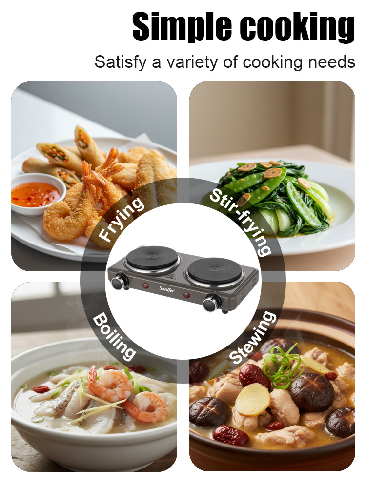 Çift Brülörlü Elektrikli Ocak  - Induction Cooktop Portable incelemesi ve fiyatı