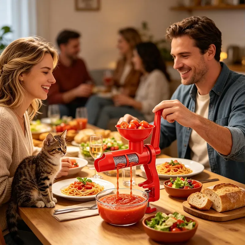 Domates Sıkacağı, El ile Çalış - Juicer incelemesi ve fiyatı