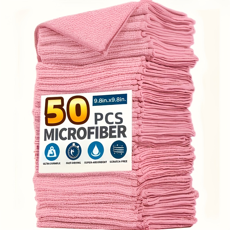 1-50 adet açık pembe mikrofibe - Kitchen Appliances In incelemesi ve fiyatı